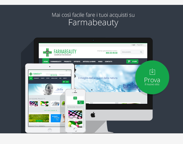 Online il Nuovo Sito di Farmabeauty! - Articoli & News - Farmabeauty